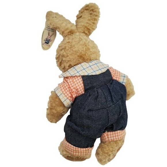 Paws Baby Easter Bunny Rabbit March Of Dimes Plush Toy 8" 2003 Retired - Picture 5 of 6